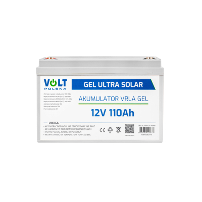 Akumulator Gel VPRO Premium 12V 110Ah Żelowy VRLA Bateria Magazyn Energii